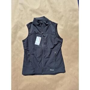 Marmot Tempo Vest for Women Black Large New w/Tags Softshell $90 MSRP